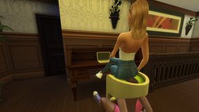 ELEONORE & HER ROOMMATE — Locked in a Smotherbox, Crushed Under Her Jeans and Farts