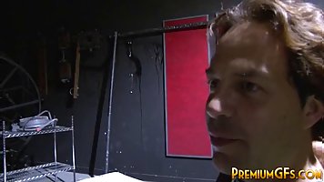 Gigi Rivera likes to get massive facial cumshots after sucking and rubbing rock hard cocks