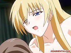 Caught hentai gets hard poked by shemale anime