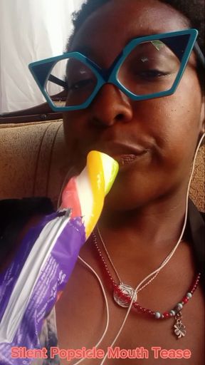 Silent Popsicle Mouth Tease