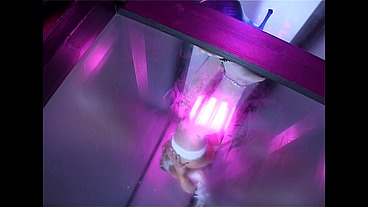 Jane Darling Masturbates While Wearing Angel Wings And Stilettos