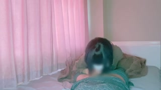 【Yomi_chan】Waking up with a thick blowjob ♡Continuous climax by riding on a cowgirl's back!