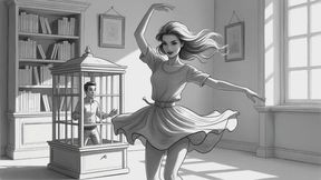 Elena regrets because Marcus wasn't so good then only watch while Elena dances for him.