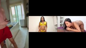 japonesa gostosa fodendo com negao sem camisinha negao goza na bucetinha e chama o corno pra limpar a porra toda