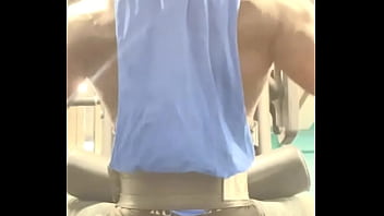 Sexy Edited lat workout and Sexy Flexing Black Muscle Short