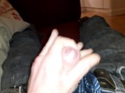 Playing with my little limp dick, verbally humiliating myself