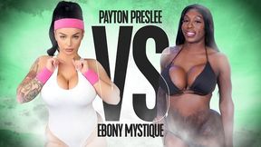 Payton Preslee & Ebony Mystique Shared Between Two Hungry Cocks