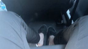 LANA NOCCIOLI in PUBLIC – SOLES tease while uber is UNAWARE