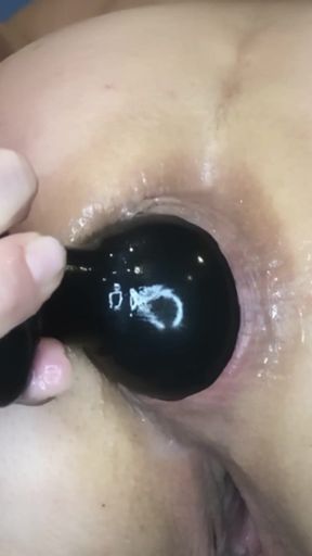 Anal Training with Inflatable Toy 2026