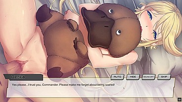SF Girls [Silent PornPlay Hentai game] Ep.1 Denka the blonde kawai girl with green eyes loves my cum