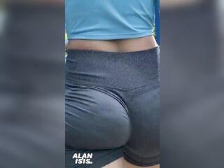 Ardent sex with a stranger after the gym