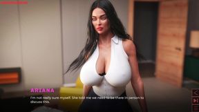 The Synthetic Part 10 By Carbon - Busty MILF Gives Horny Guy a Handjob, Big Cock Cumshot