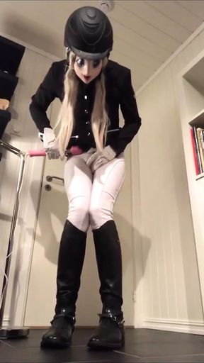 Horny before equestrian event