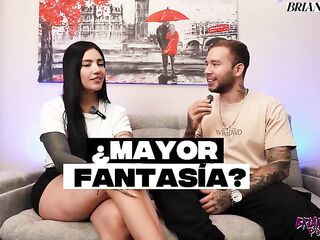 Colombian mother I'd like to fuck La Rola sexy interview ends screwing Brian Evansx - Large Booty
