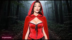 little red riding hood in a different story [ai-generated]