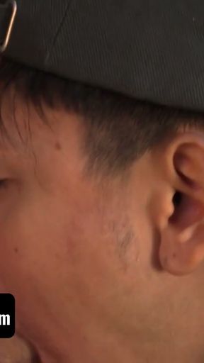 Private And Cadet Find A Private Spot In The Camp So They Can Get A Hold Of Each Other's Cocks   Clip 1