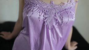 Indian college girl gets fucked while wearing sexy satin lingerie until she's completely satisfied Plump butt