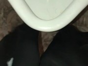 Urinal Pissing Compilation Featuring Some Foreskin Pissing As Requested