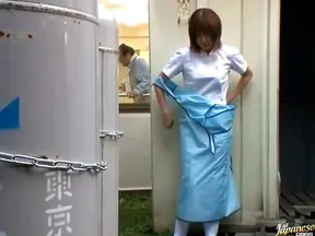 Nurse Makoto Yuki Finger Fucks Herself While At Work
