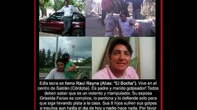 bocha reyna de saldan golpeador de mujeres y