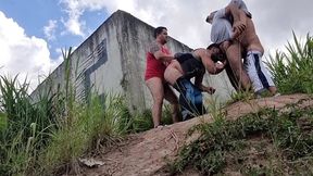 trepando com varios machos nas trilhas do eng goulart