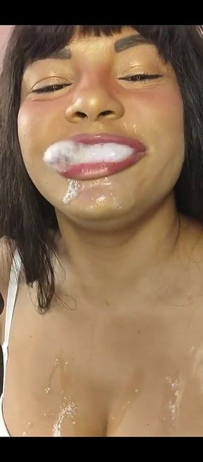 Ana Breaks Her Goat Throat with 4 Cocks at the Same Time