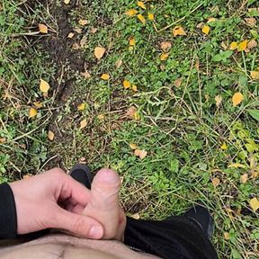 Cute 18 Teen Boy Can&#039;t Hold Pee and Desperately Moans while Peeing in Nature 4K