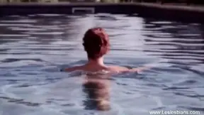 Two beautiful busty Arab lesbians make out and lick each other's asses