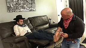 Sheriff Acrosuave Foot Tickle Tormented By Bandit Tony Dinozzo (HD 1080p MP4)