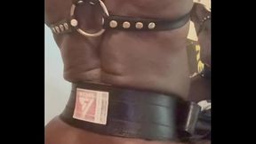 Video Chatting Fishnet Stocking Attired Sex Toy Session