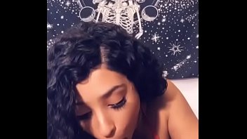 Gorgeous lightskin German teen sucking dick