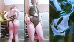 contemple deesse en body de cygne noirvideo 4 minutes - erotique coucou mes...