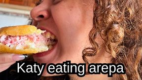 Eating Fried Arepa – Homemade Food with a Sensual Twist