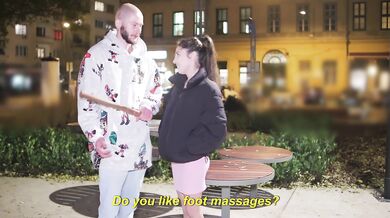 "CUM INSIDE ME!" - Petite Italian Teen Eva Generosi Picked Up In Public For Pussy Creampie