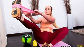 Sensual angel with natural tits screwed in the doggy style