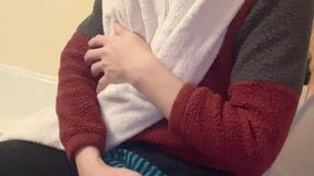 Tiny Nature Tit Hana so Nice Her in Bathroom Finish Shower