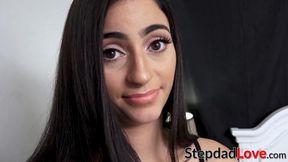 Stepdaughter Jasmine Vega Gets Hard Fucked and&#x9AD8;&#x6F6E;