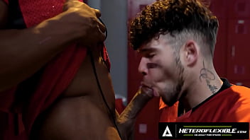 HETEROFLEXIBLE - Angry Straight Alpha Adrian Hart Dominates Football Teammate In Locker Room