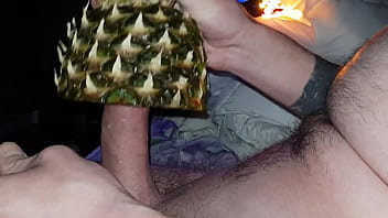 Pineapple jerking off ASMR