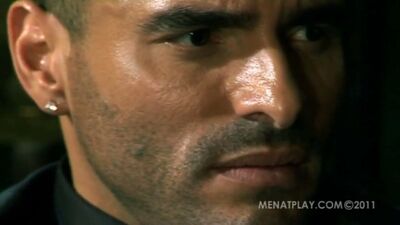 Alexsander Freitas, Bruno Knight & Dean Monroe shag in the office