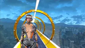 Cute Brunette Shows Off Fallout 4 Fashion In Sexy 3D Anime Scene