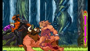 Leo vs Minotaur: Furry Yiff Battle Royale in Mugen!