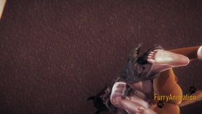Furry Yaoi Fox & Satyr Yiff Hard Rough Gay Creampie Animation