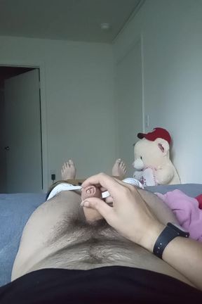 Playing with my cock