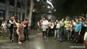 ”Little bitch ravaged in public places”