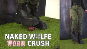 Crushing Your Little Worm with My Dangerous Naked Wolfe Boots (45 Double Version) - TamyStarly - Cock Balls Crush Trample, Shoejob, Bootjob, CBT, Ballbusting, Trampling, Stomping