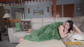 Mercedes Couldn't Resist and Rode Her Husband's Black Friend's Huge Cock While Hubby Stroked His Dick Watching.