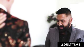 ADULT TIME - Bisexual Boss Gives Naughty Assistant A Facial With Her BF's Help! MMF THREESOME!