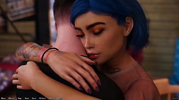 Being A DIK #205 - Talking To The Busty Pierced Blue Hair Grunge Girl About Our Feelings