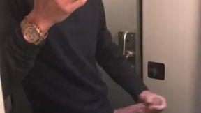 Brunette American takes massive monster cock in public POV